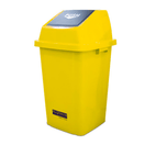 BYFT008384 AKC Garbage Bin 100 Ltr Yellow Plastic Set of 1