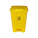 BYFT008467 Bluestream Garbage Bin 87 Ltr Yellow Plastic Set of 1