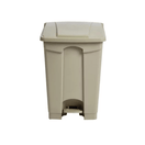 BYFT008470 AKC Garbage Can with Pedal 68 Ltr Beige Plastic Set of 1