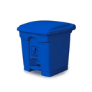 BYFT008472 AKC Garbage Can with Pedal 30 Ltr Blue Plastic Set of 1
