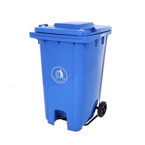 BYFT008536 AKC Trash Bin 120 Ltr Blue Plastic Set of 1