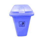 BYFT008548 AKC Trash Bin 240 Ltr Blue Plastic Set of 1