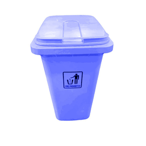 BYFT008548 AKC Trash Bin 240 Ltr Blue Plastic Set of 1