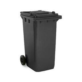 BYFT008549 AKC Trash Bin with Pedal 240 Ltr Grey Plastic Set of 1