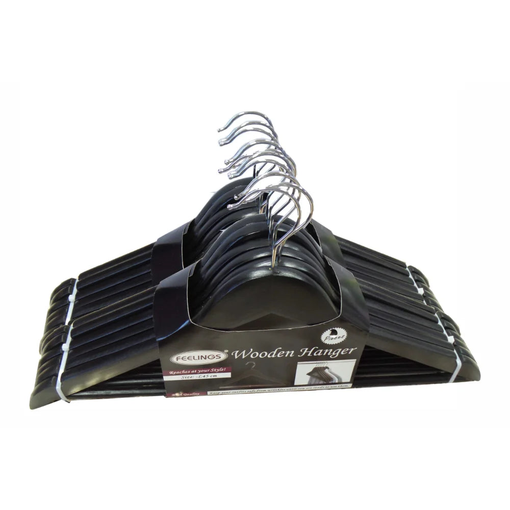 feelings wooden hanger