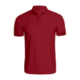 BYFT008730 BYFT Plain Maroon Polo Neck T Shirt Cotton 220 GSM Set of 1