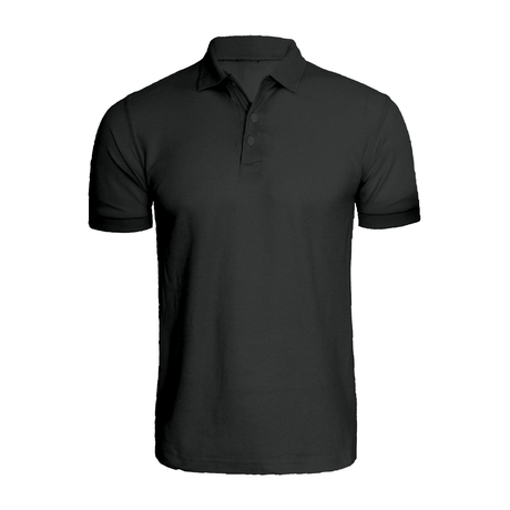BYFT008737 BYFT Plain Charcoal Grey Polo Neck T Shirt Cotton 220 GSM Set of 1.png