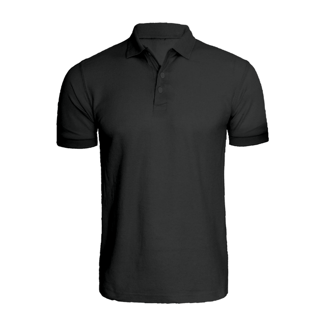 BYFT008737 BYFT Plain Charcoal Grey Polo Neck T Shirt Cotton 220 GSM Set of 1.png