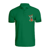 BYFT008794 BYFT Polo Neck T Shirt Green Embroidery Reindeer With Christmas Cap Set of 1.jpg