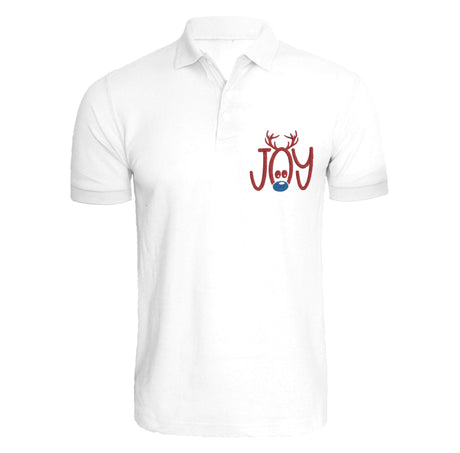 BYFT008802 BYFT Polo Neck T Shirt White Embroidery Reindeer Joy Set of 1.jpg