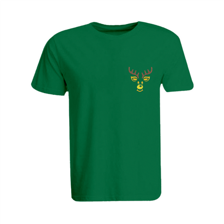 BYFT008840 BYFT Super Round Neck T Shirt Green Embroidery Reindeer Set of 1.png