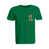 BYFT008842 BYFT Super Round Neck T Shirt Green Embroidery Reindeer With Christmas Cap Set of 1.png