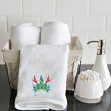 BYFT Embroidered For You Personalised Cotton Towel - Reindeer Unicorn Design High Quality Embroidery Perfect For Gifting