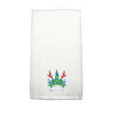 BYFT Embroidered For You Personalised Cotton Towel - Reindeer Unicorn Design High Quality Embroidery Perfect For Gifting