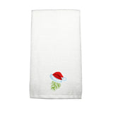 BYFT Embroidered For You Personalised Cotton Towel - Christmas Cap Design High Quality Embroidery Perfect For Gifting
