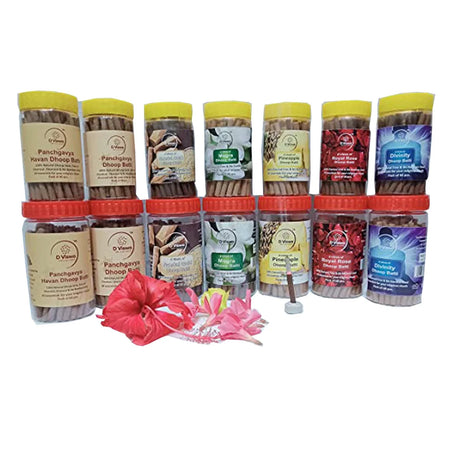 BYFT009047 D Viswa Panchgavya Havan Dhoop Brown 40 Pcs E.webp