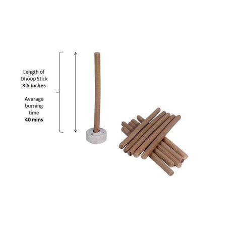 BYFT009052 D Viswa Snadal Gold Dhoop Brown 40 Pcs D.webp