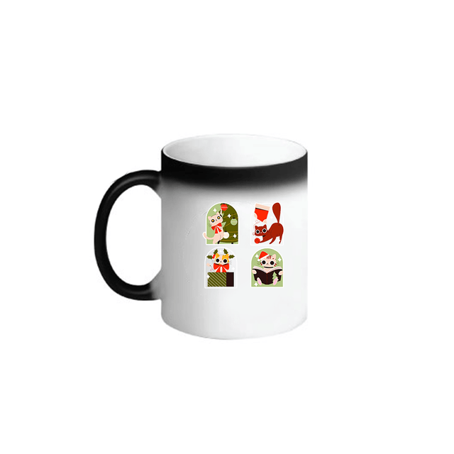 BYFT009066 BYFT Printed Magic Mugs Black Christmas Cats Ceramic Set of 1.png