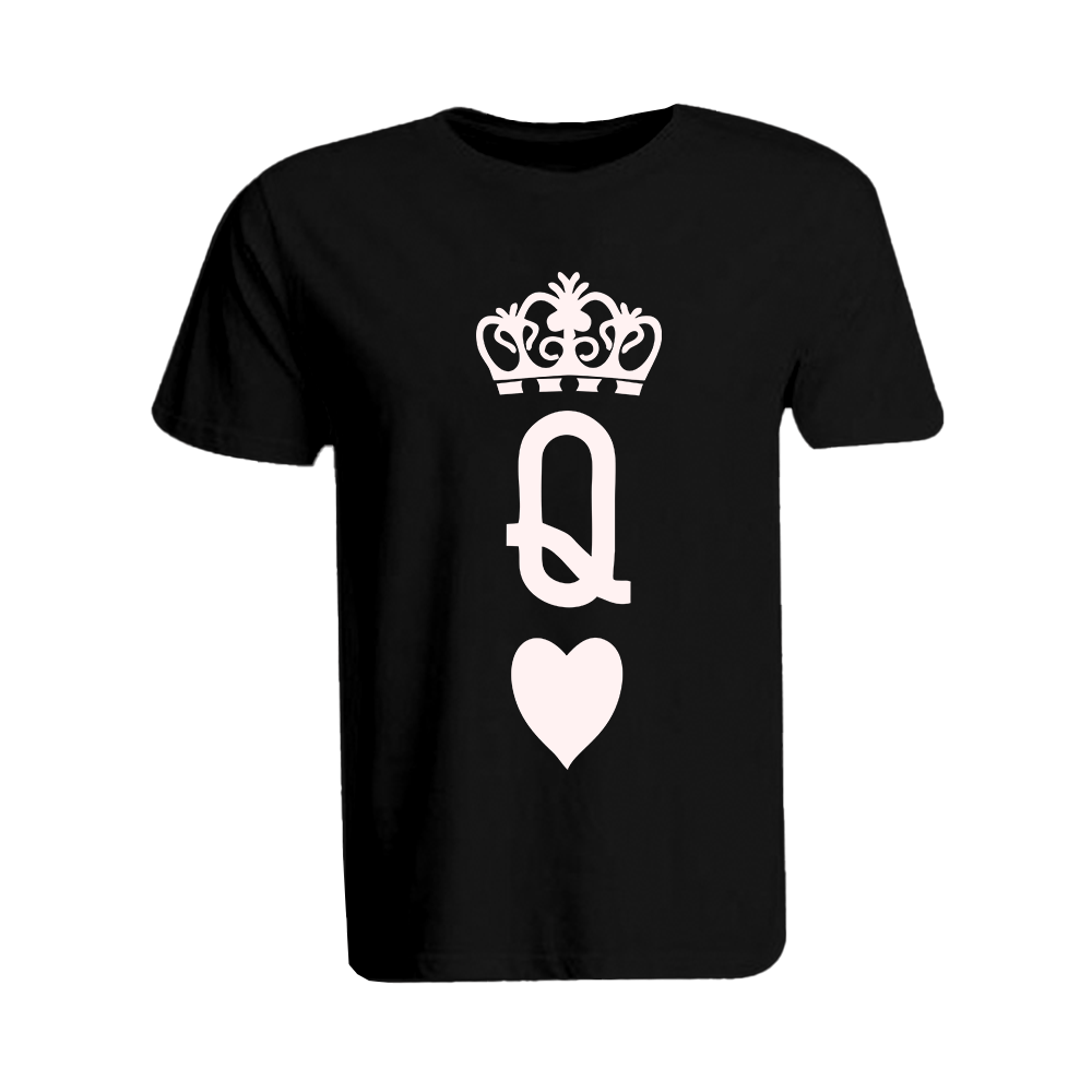 BYFT009239 BYFT Printed Cotton Female Round Neck Black T Shirts Crown Queen Heart Design Set of 1.png
