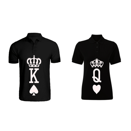 BYFT009267 BYFT Printed Cotton Couple Polo Neck Black T Shirts Crown King Queen Design Set of 2.png
