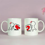 BYFT009323 BYFT Printed MUGS White Perfect Match Design 300 ml Ceramic Set of 2.jpg