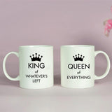 BYFT009331 BYFT Printed MUGS White King of Whatever Left Queen of Everything Design 300 ml Ceramic Set of 2.jpg