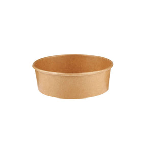 BYFT Kraft Paper Salad Bowl (50 Pcs) Biodegradable & Food Safe, Compostable & Leak-Resistant