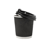 BYFT Ripple Paper Cup (25 Pcs) Hot Beverage, Recyclable