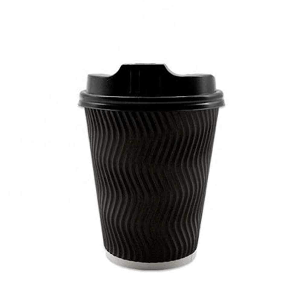 BYFT Ripple Paper Cup (25 Pcs) Hot Beverage, Recyclable