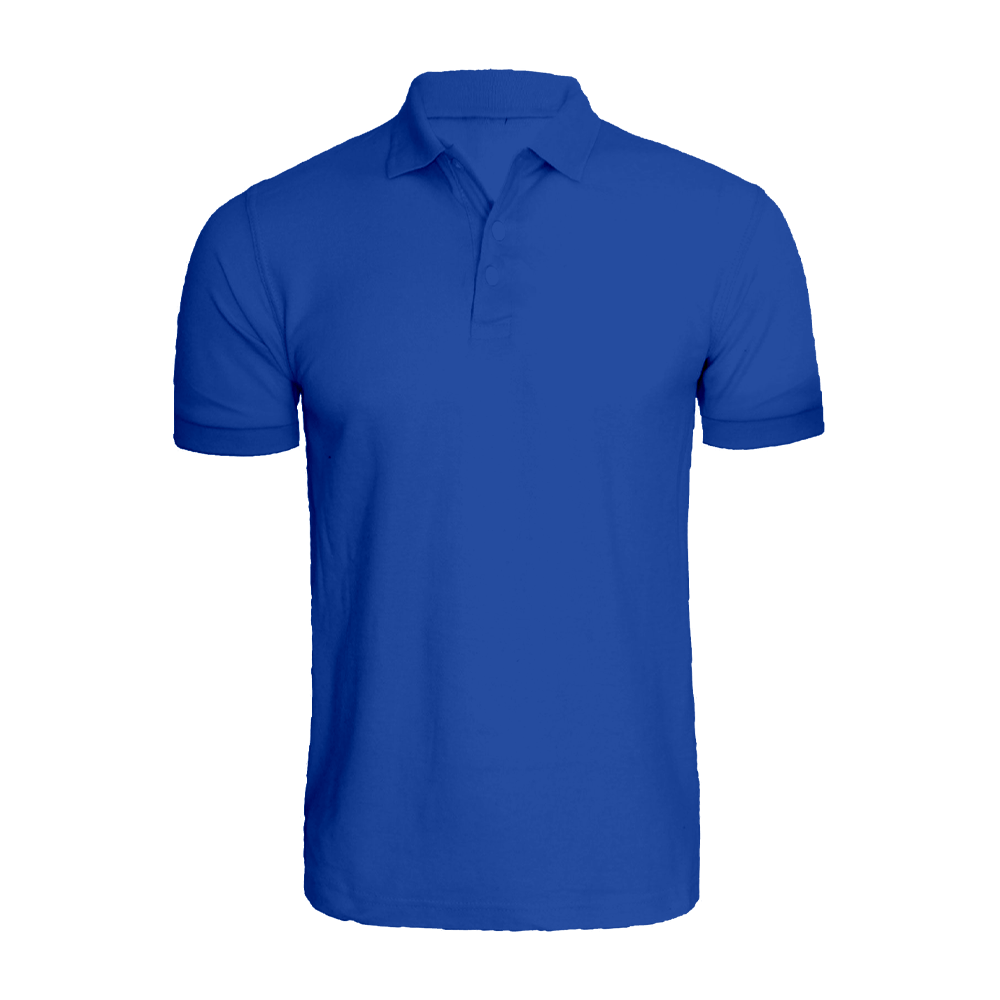 BYFT009612 BYFT Polo Neck T Shirt Plain Royal Blue Medium 220 GSM Cotton Set of 1.png