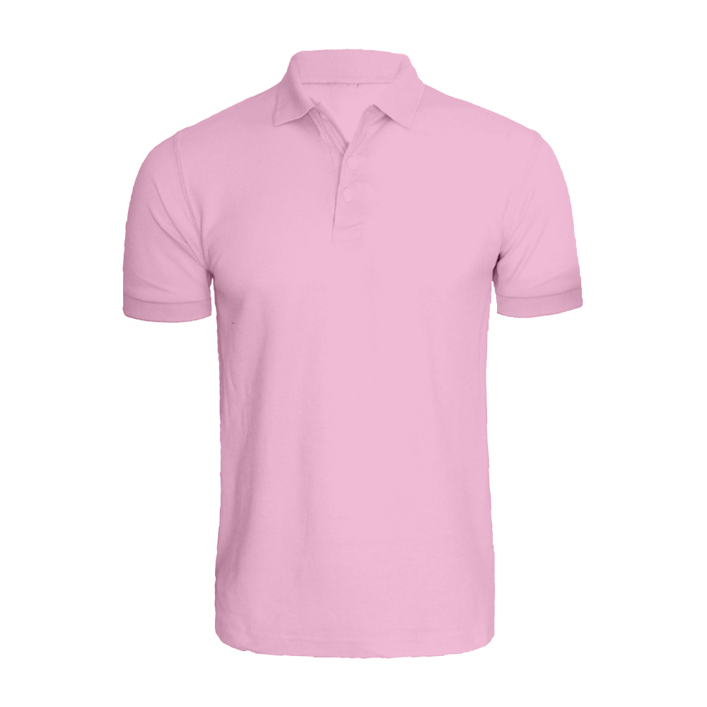 BYFT009623 BYFT Polo Neck T Shirt Plain Pink Medium 220 GSM Cotton Set of 1.png