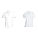 BYFT009866 BYFT Polo Neck T Shirt Embroidery White Medium 220 GSM Cotton Better Half Design Set of 2