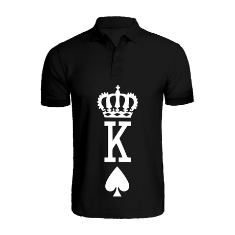 BYFT009878 BYFT Polo Neck T Shirt Printed Black Medium 220 GSM Cotton Crown King Spades Design Set of 1.png