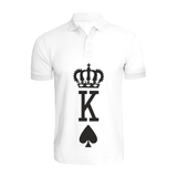 BYFT009894 BYFT Polo Neck T Shirt Printed White Medium 220 GSM Cotton Crown King Spades Design Set of 1.png