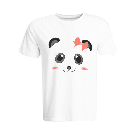 BYFT009942 BYFT Round Neck T Shirt Printed White Medium 190 GSM Cotton Ms. Panda Design Set of 1.png
