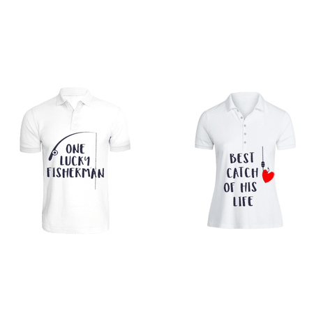 BYFT009983 BYFT Polo Neck T Shirt Printed White Medium 220 GSM Cotton Best Catch Fisherman Design Set of 2.png