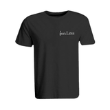 BYFT010043 BYFT Round Neck T Shirt Embroidery Black Medium 190 GSM Cotton Fear Less Set of 1.png