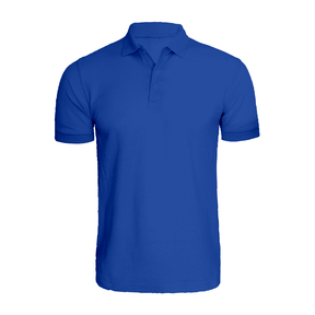 BYFT010064 BYFT Polo Neck T Shirt Plain Royal Blue Large 220 GSM Cotton Set of 1