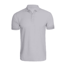 BYFT010067 BYFT Polo Neck T Shirt Plain Grey Milenge Large 220 GSM Cotton Set of 1