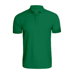 BYFT010069 BYFT Polo Neck T Shirt Plain Emirati Green Large 220 GSM Cotton Set of 1