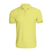 BYFT010072 BYFT Polo Neck T Shirt Plain Lemon Yellow Large 220 GSM Cotton Set of 1