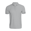 BYFT010076 BYFT Polo Neck T Shirt Plain White Milenge Large 220 GSM Cotton Set of 1