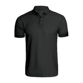 BYFT010078 BYFT Polo Neck T Shirt Plain Charcoal Grey Large 220 GSM Cotton Set of 1