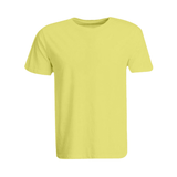BYFT010092 BYFT Round Neck T Shirt Plain Lemon Yellow Large 190 GSM Cotton Set of 1.png