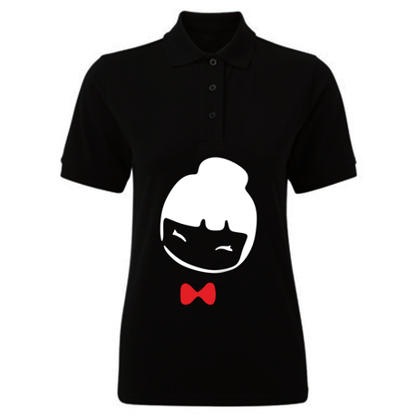 BYFT010365 BYFT Polo Neck T Shirt Printed Black Large 220 GSM Cotton Chinese Doll Design Set of 1.png