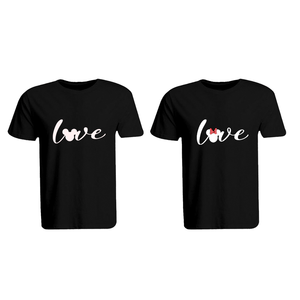 BYFT010415 BYFT Round Neck T Shirt Printed Black Large 190 GSM Cotton Mickey Minnie Love Design Set of 2.png