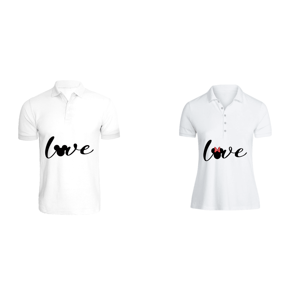 BYFT010430 BYFT Polo Neck T Shirt Printed White Large 220 GSM Cotton Mickey Minnie Love Design Set of 2.png