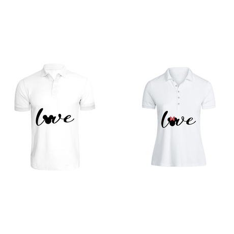 BYFT010430 BYFT Polo Neck T Shirt Printed White Large 220 GSM Cotton Mickey Minnie Love Design Set of 2.png