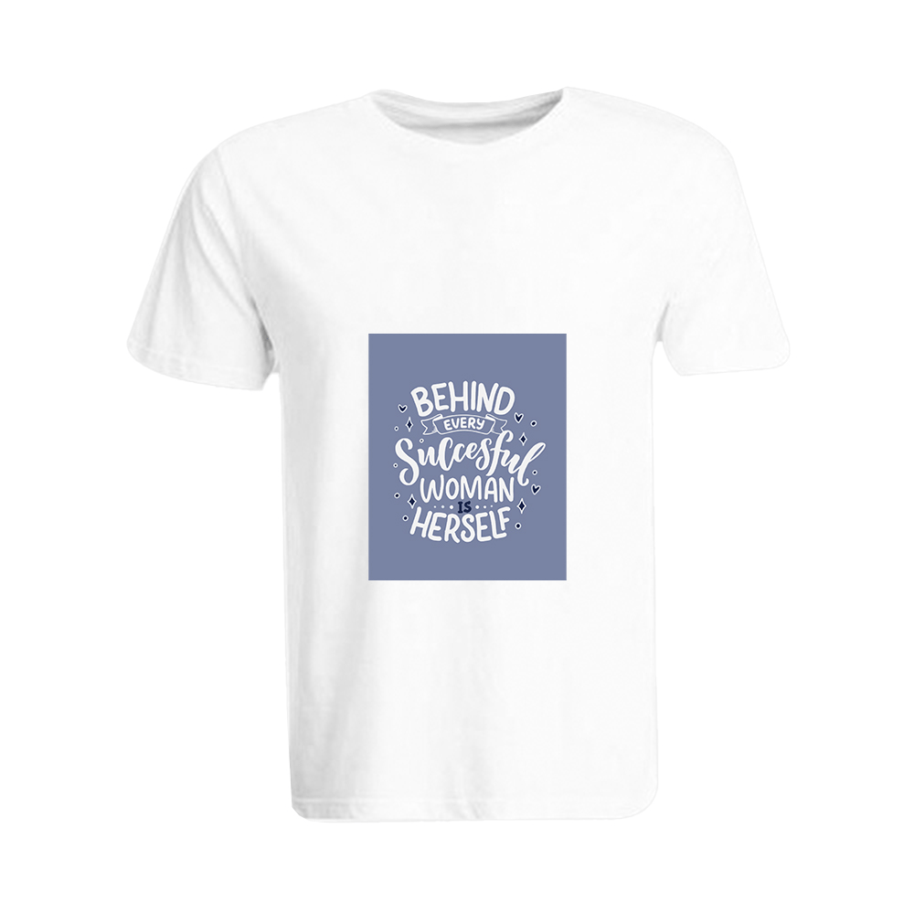 BYFT010480 BYFT Round Neck T Shirt Printed White Large 190 GSM Cotton Behind Every Succesful Women is Herself Set of 1.png