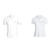 BYFT010770 BYFT Polo Neck T Shirt Embroidery White XL 220 GSM Cotton Better Half Design Set of 2